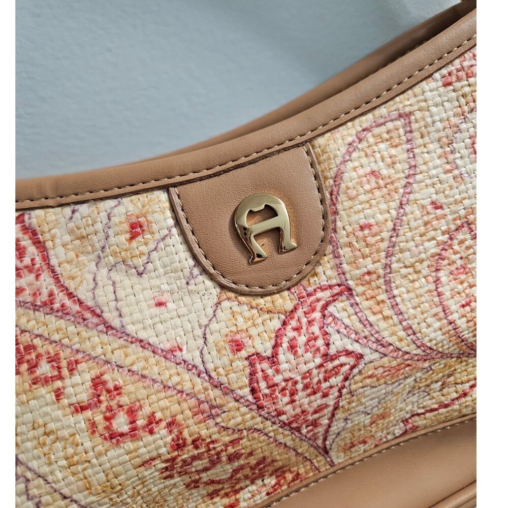❤️ Vintage Etienne Aigner Paisley Tapestry Shoulder Bag Late 90s / Early 2000s - Picture 12 of 14
